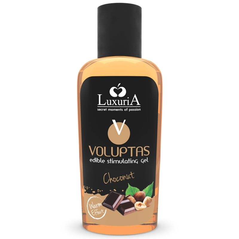 INTIMATELINE LUXURIA - VOLUPTAS EDIBLE MASSAGE GEL EFFET CHAUFFANT - CHOCONUT 100 ML
