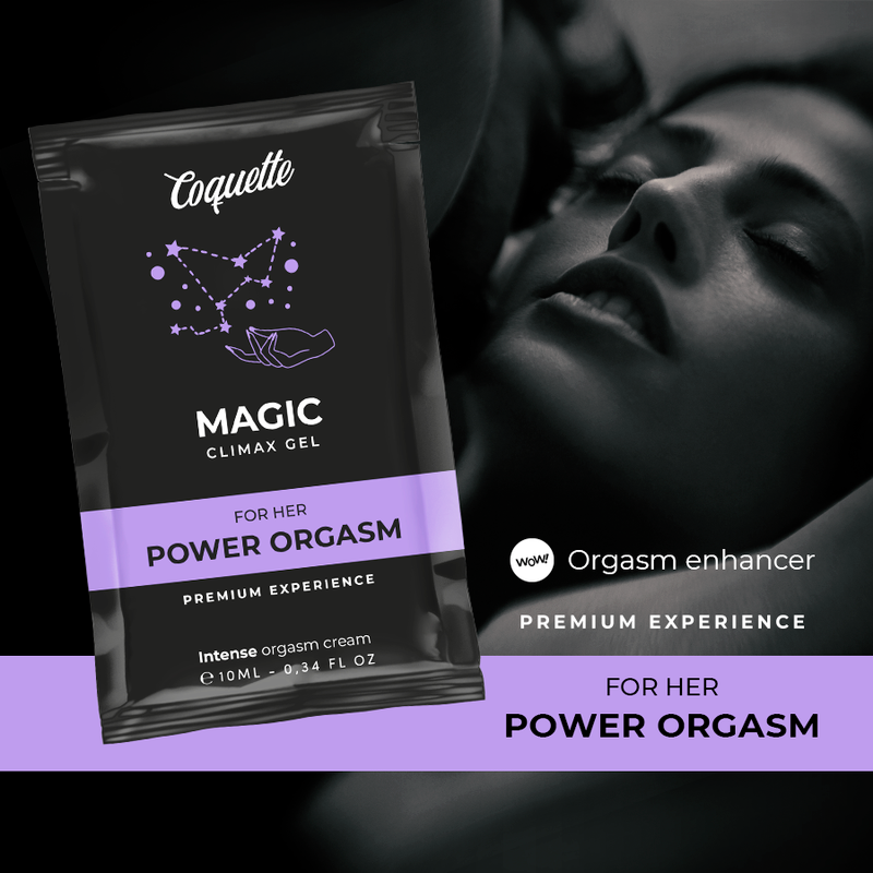 COQUETTE CHIC DESIRE - CLIMAX POCKET MAGIC GEL PARA ELLA GEL POTENCIADOR DEL ORGASMO 10 ML