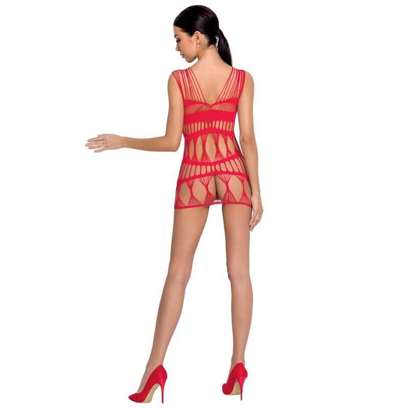 PASIÓN - MUJER BS089 BODYSTOCK ROJO TALLA ÚNICA