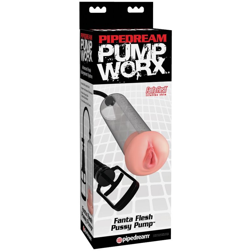 BOMBA DE PENE PUMP WORX FANTA FLESH.