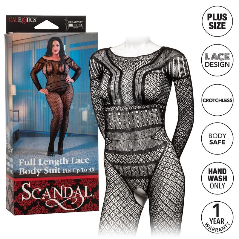 CALEXOTICS - BODY IN DENTELLE GRANDE TAILLE