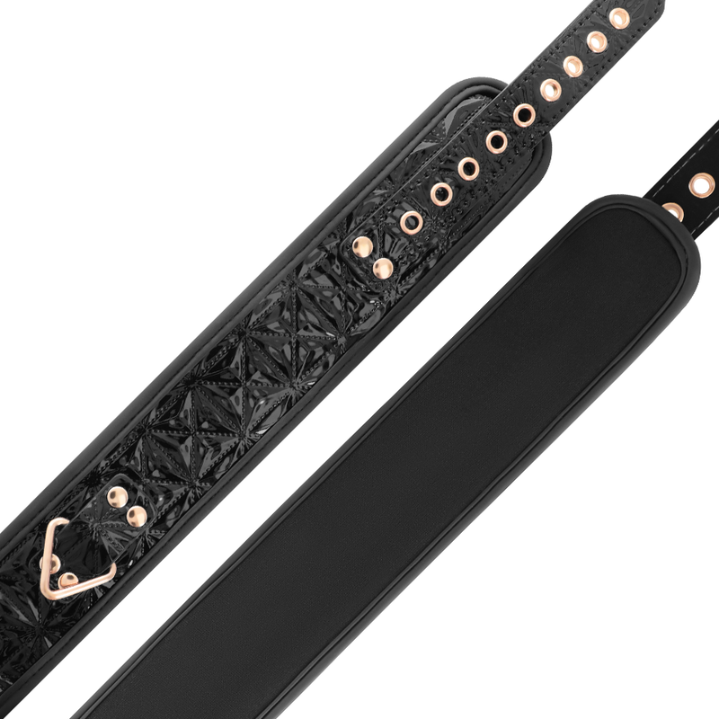 BEGME - COLLAR DE CUERO VEGANO PREMIUM EDICIÓN NEGRA