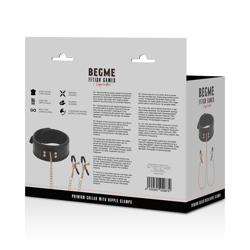 BEGME - BLACK EDITION BEGME BLACK EDITION NECKLACE WITH METON CLAMPS