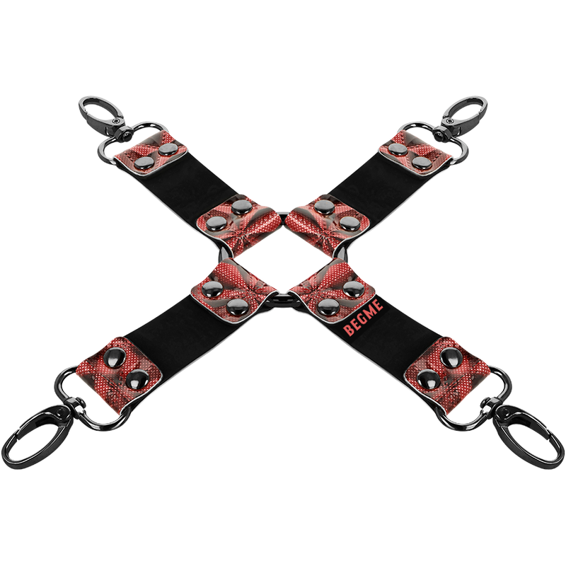 BEGME - CORBATA DE CERDO DE CUERO VEGANO PREMIUM EDICIÓN ROJA