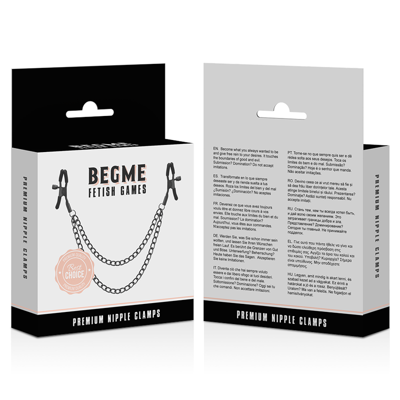 BEGME - CLIPS TAMELON RED EDITION CON CADENA
