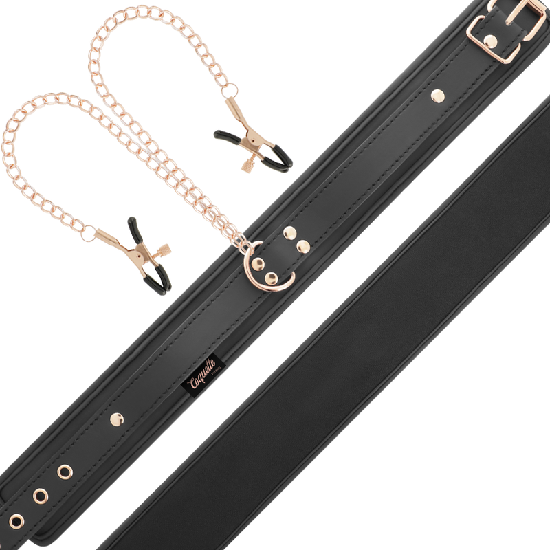 COQUETTE CHIC DESIRE - COLLAR DE CLIP DE PUNTA DE ELEGANCIA CON FORRO DE NEOPRENO