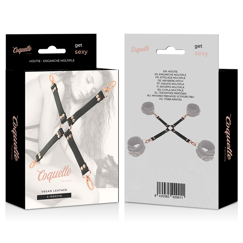COQUETTE CHIC DESIRE - PORC FANTAISIE CRAVATE IN VEGETAL CUIR