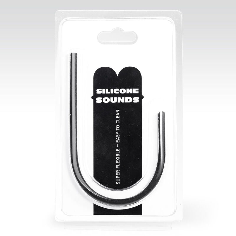 ALL BLACK - SILICONE URETHRAL PROBE 10 MM