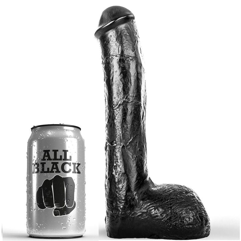ALL BLACK - ANAL PENIS REALISTE 23 CM