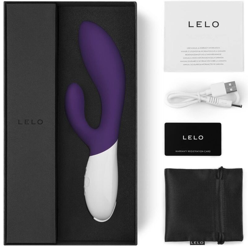 LELO - INA WAVE 2 DISPOSITIVO DE TRANSMISIÓN ESPECIAL LILA CON MOVIMIENTO DE LUJO