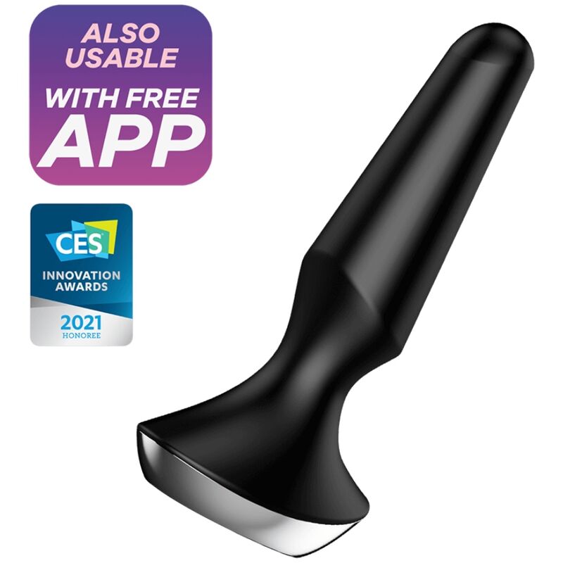 SATISFYER - ILICIOUS 2 PLUG VIBRADOR NEGRO