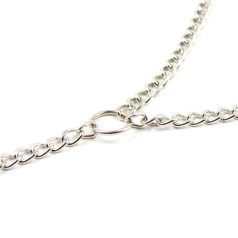 OHMAMA FETISH - 4 Pinzas para Pezones con Cadenas