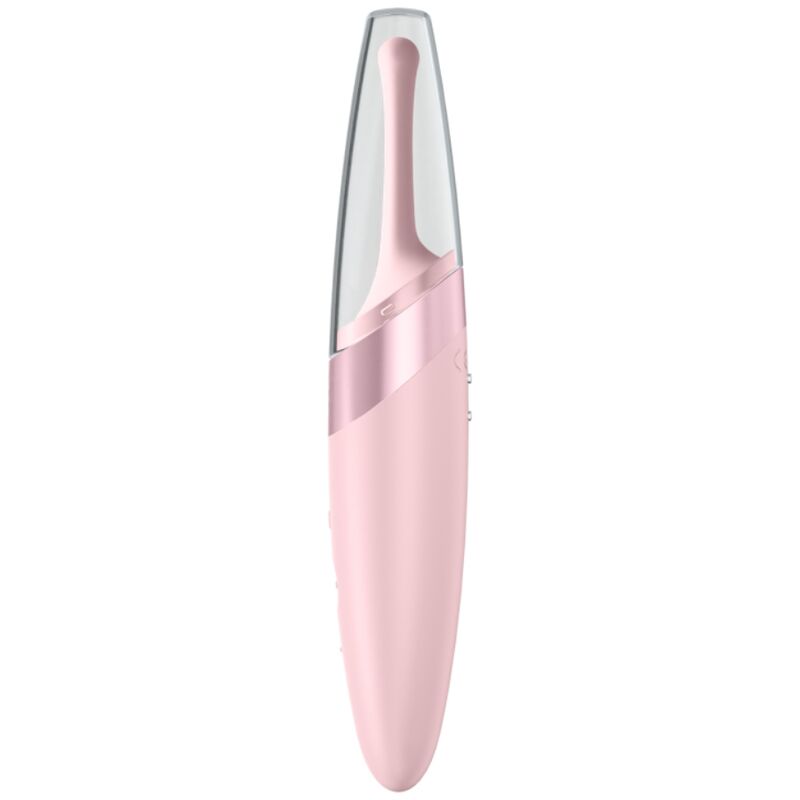 SATISFYER - VIBRADOR DE PUNTA PARA CLÍTORIS TWIRLING DELIGHT ROSA