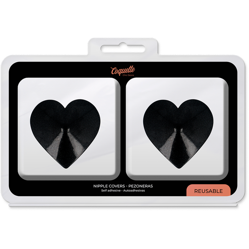 COQUETTE CHIC DESIRE - TERCIOPELO CORAZONES NEGROS