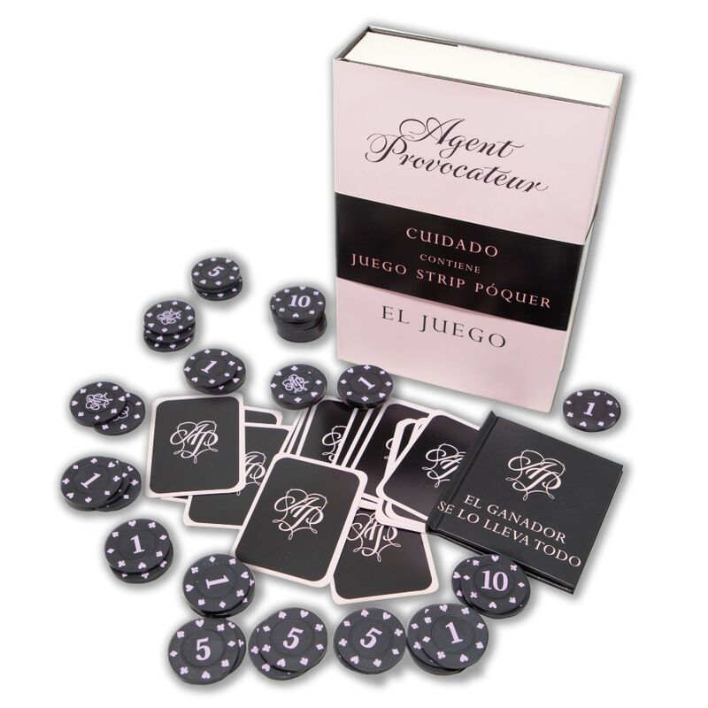 DIABLO PICANTE - STRIPED POKER CHIPS AND CARDS SET