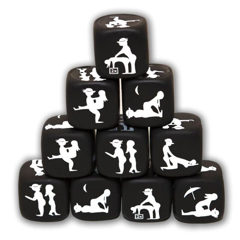 SPICY DEVIL - JEU DE DÉS DE POSTURE NOIR