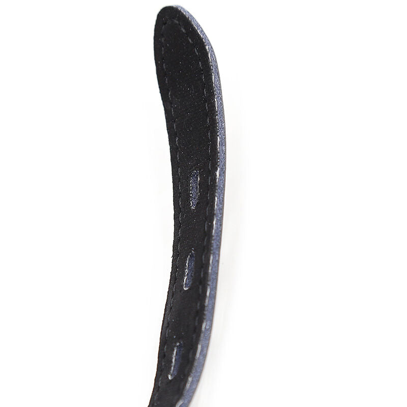OHMAMA FETISH - BÂILLON BALLE EN SILICONE AVEC CEINTURE EN CUIR (CHAINS INCLUDED)