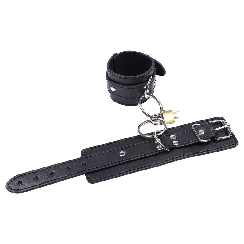 OHMAMA FETISH - RESTRICCIONES DE MUÑECA CON ANILLO TÓRICO