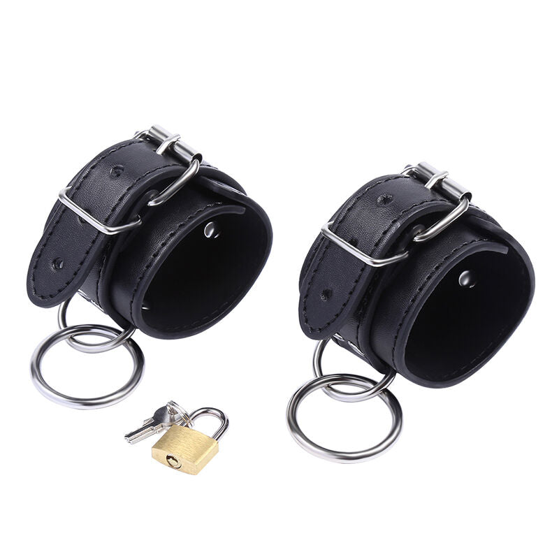 OHMAMA FETISH - RESTRICCIONES DE MUÑECA CON ANILLO TÓRICO