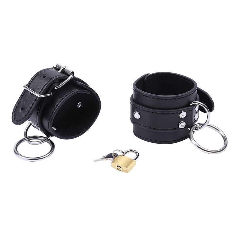 OHMAMA FETISH - RESTRICCIONES DE MUÑECA CON ANILLO TÓRICO