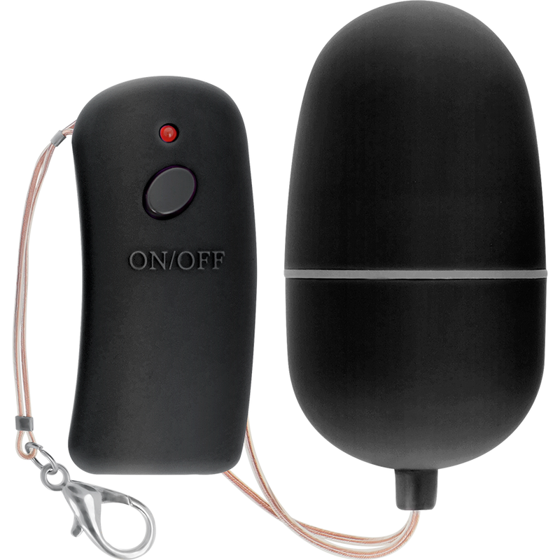EN LÍNEA - HUEVO VIBRADOR CON CONTROL REMOTO NEGRO