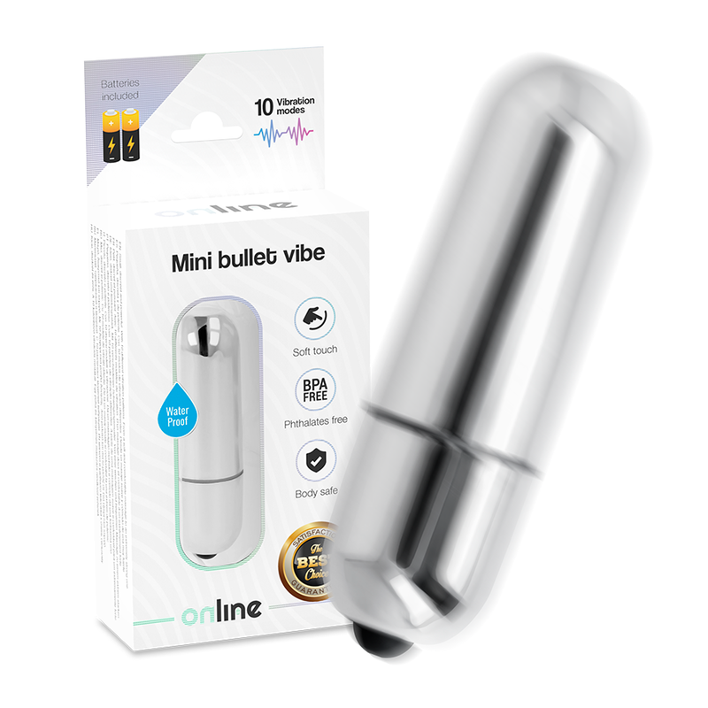 EN LÍNEA - MINI BALA VIBRADORA DE PLATA