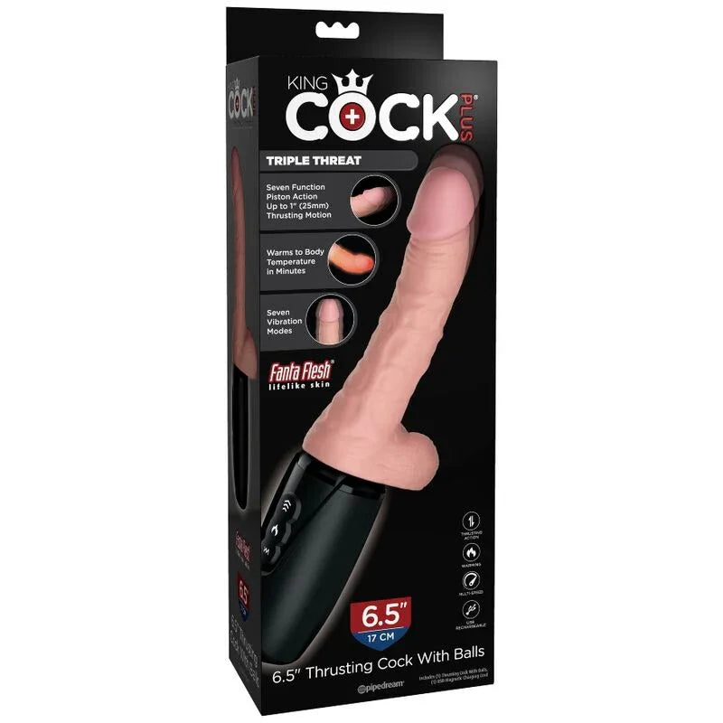 King Cock Plus – Triple Menace Peau Claire