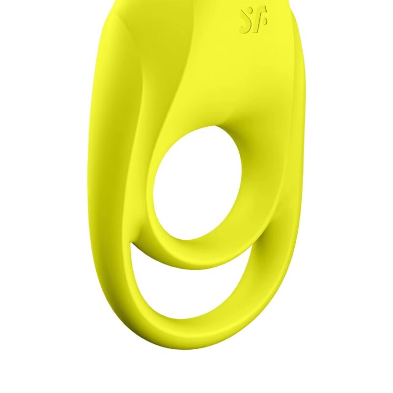 SATISFYER - ESPECTACULAR DUO ANILLO VIBRADOR AMARILLO