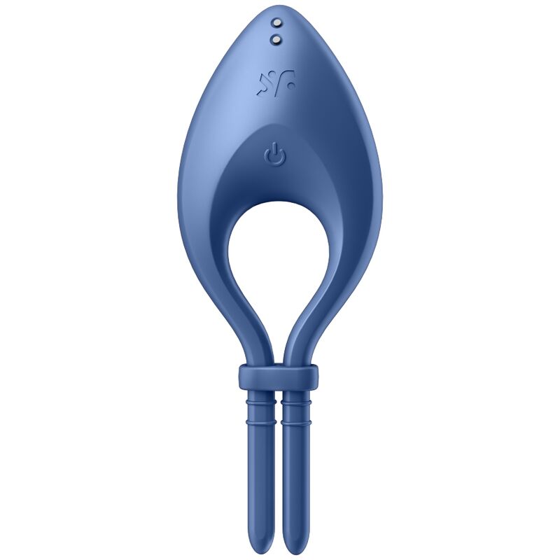 SATISFYER - ANILLO VIBRADOR BULLSEYE AZUL