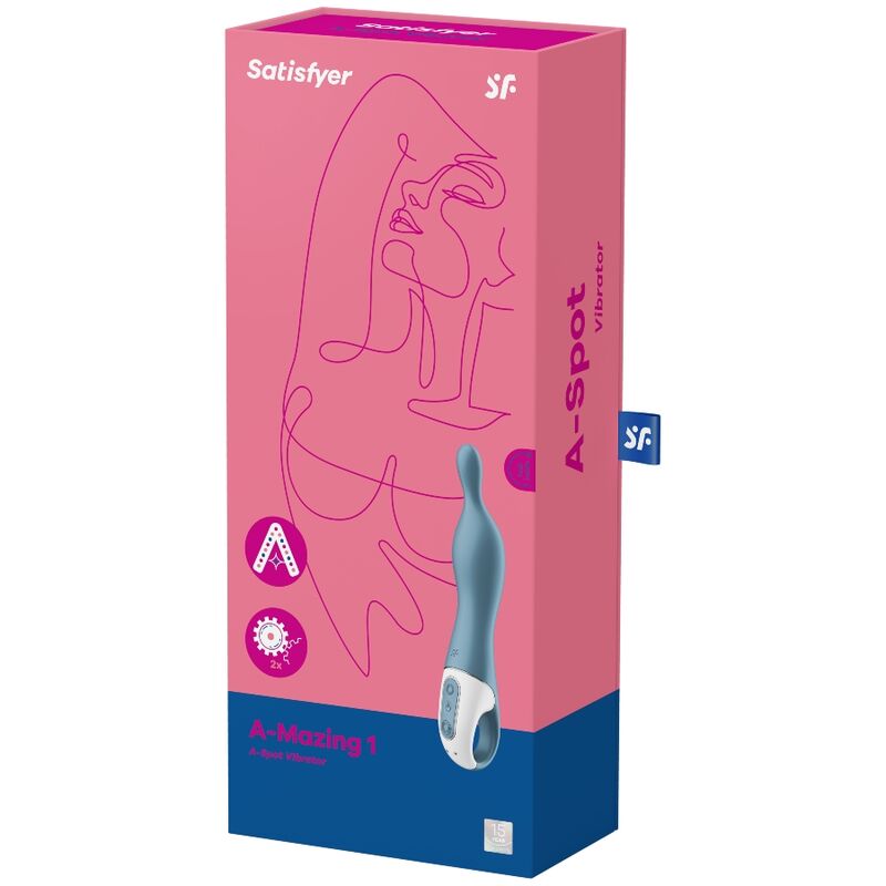 SATISFYER - INCREÍBLE VIBRADOR AZUL DE 1 PUNTO