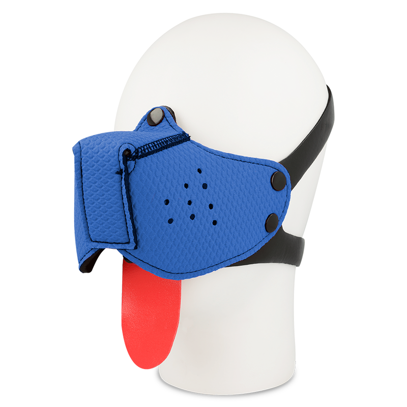 OHMAMA FETICHE BOZAL PARA PERRO - AZUL