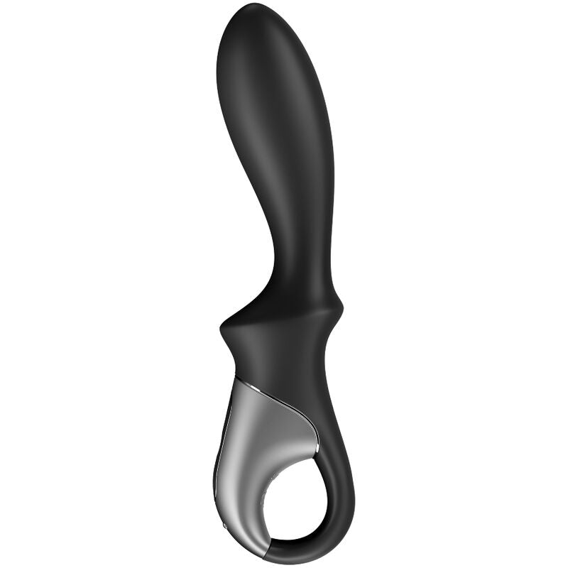 SATISFYER - VIBRADOR ANAL HEAT CLIMAX NEGRO APP