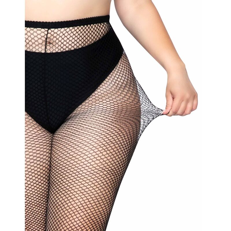 LEG AVENUE - MEDIAS DE RED DE TALLA GRANDE