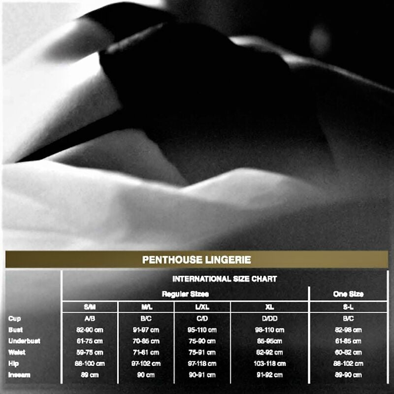 PENTHOUSE - TOO HOT TO BE TRUE BLACK THONG S/M