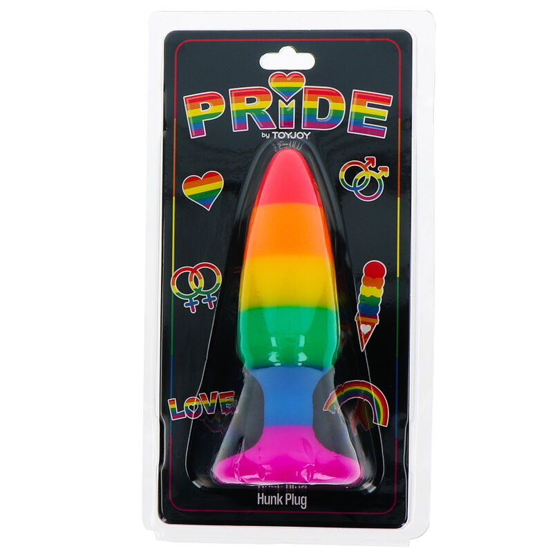 ORGULLO - BANDERA LGBT PLUG HUNK 10,5 CM