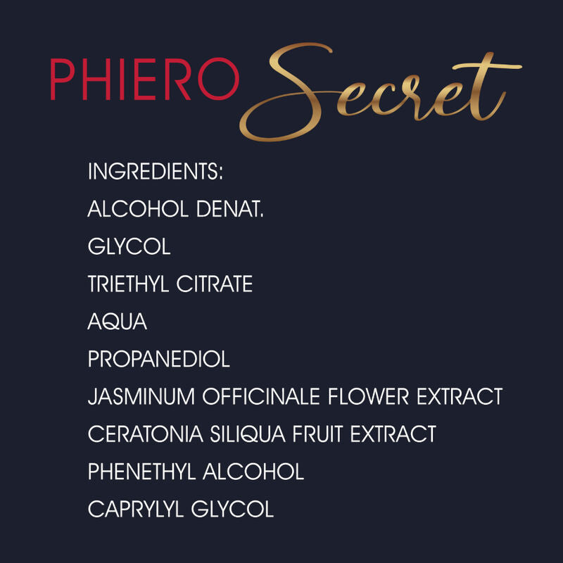 500 COSMÉTICOS - PHIERO SECRET HORMONAS SEXUALES FEMENINAS NATURALES SIN OLOR COMBINADAS 15 ML