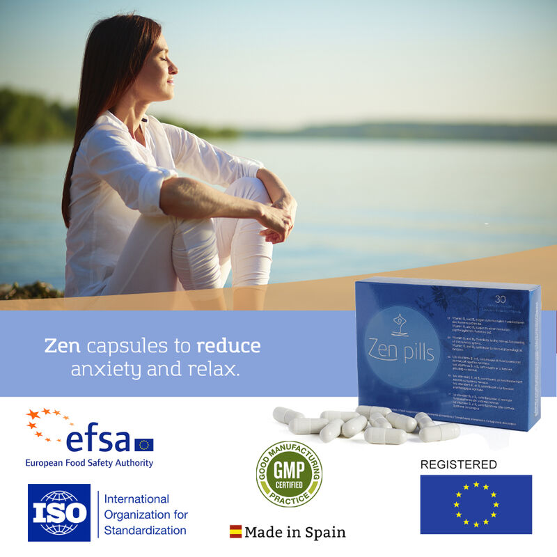 500 COSMÉTICOS - CÁPSULAS ZEN PILLS PARA REDUCIR LA ANSIEDAD