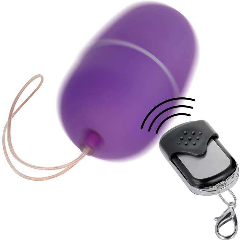 EN LÍNEA - HUEVO VIBRADOR CONTROL REMOTO M LILA
