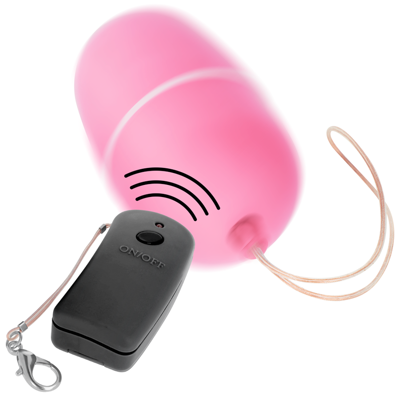 EN LÍNEA - HUEVO VIBRADOR CON CONTROL REMOTO ROSA