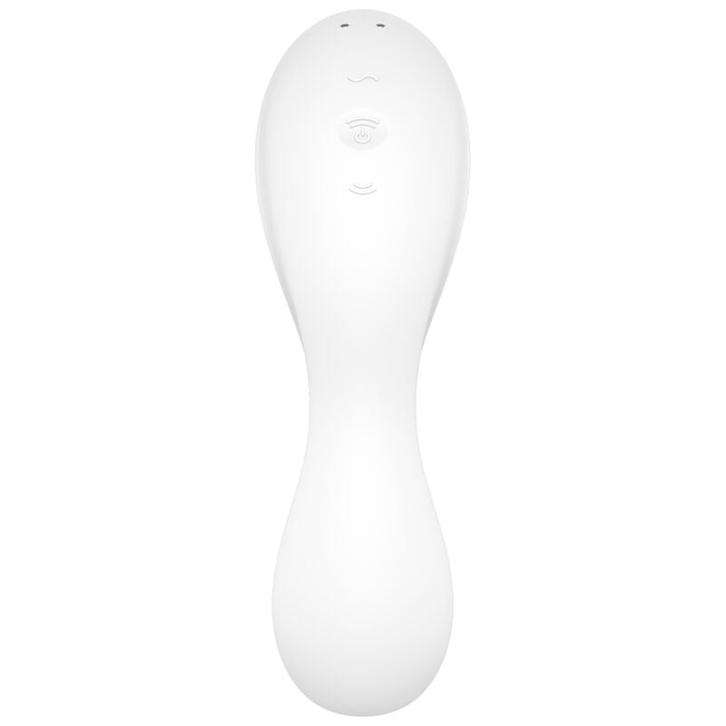 SATISFYER CURVY TRINITY 5 STIMULATOR AND VIBRATOR APP - BLUE