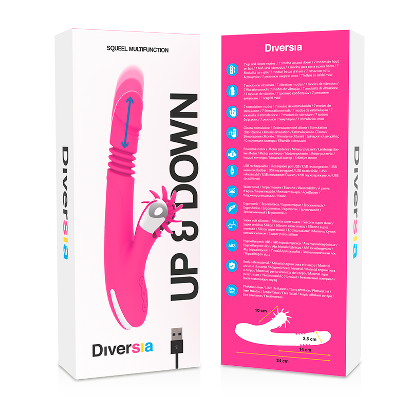 DIVERSIA - CONEJITO ALTO Y BAJO 24 CM