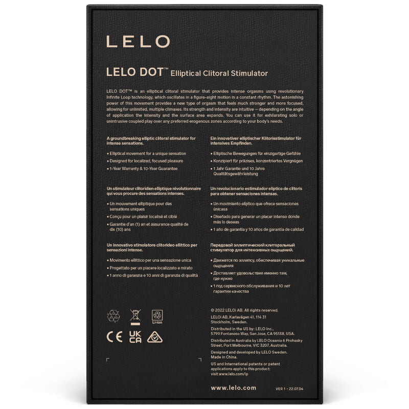 LELO - DOT CLITORIS STIMULATEUR - ROSE