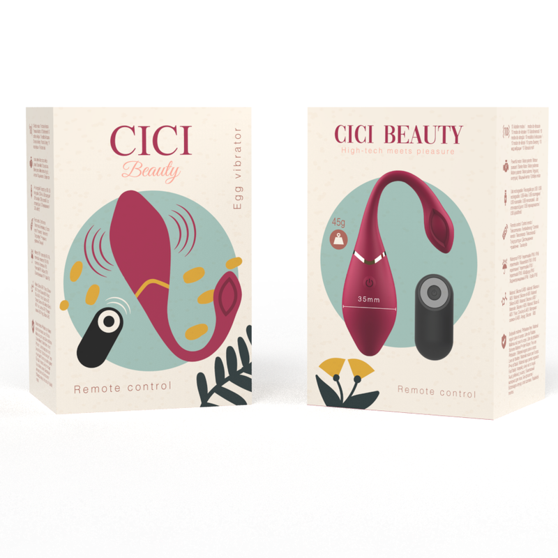 CICI BEAUTY - PREMIUM SILICONE EGG VIBRATEUR TÉLÉLÉCOMMANDE