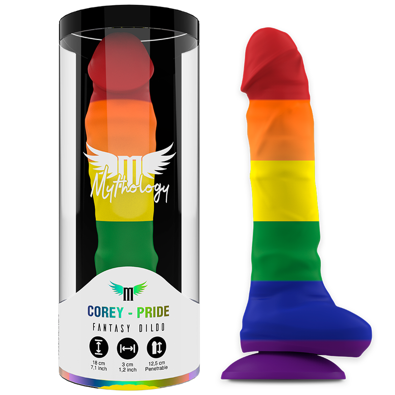 MITOLOGÍA - COREY PRIDE DILDO M