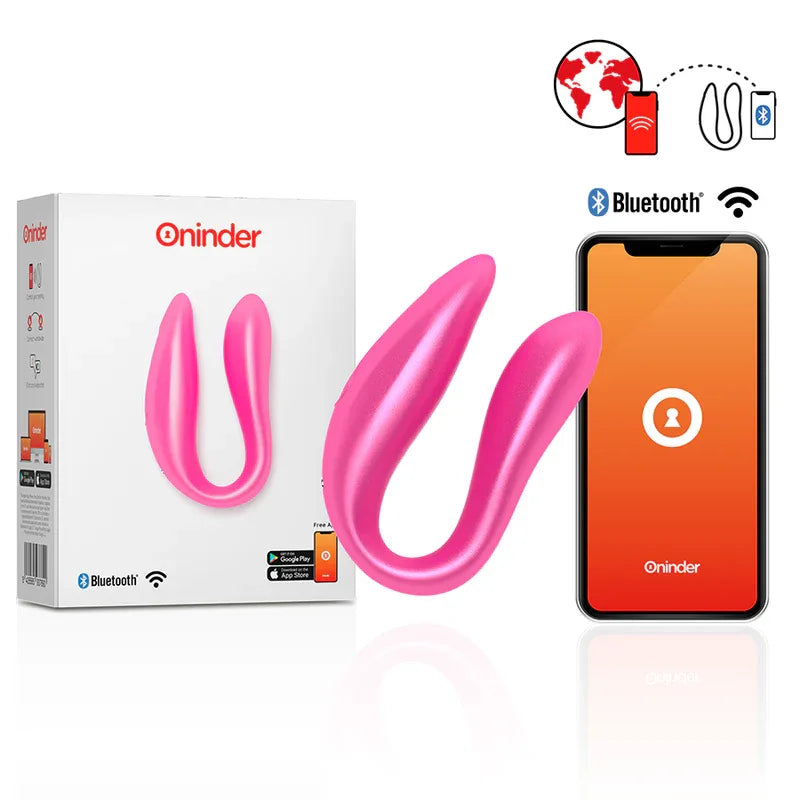 Oninder – Lisboa G Spot & Clitoral Stimulateur Rose – Application Gratuite