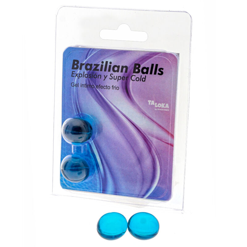 TALOKA - 2 BOLAS BRASILEÑAS GEL EFECTO FRÍO EXCITANTE