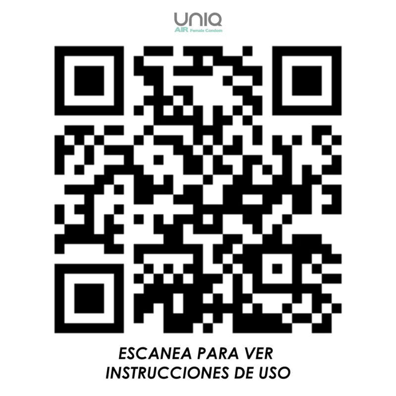 UNIQ - AIR FEMALE CONDOM LATEX-FREE 3 UNITS