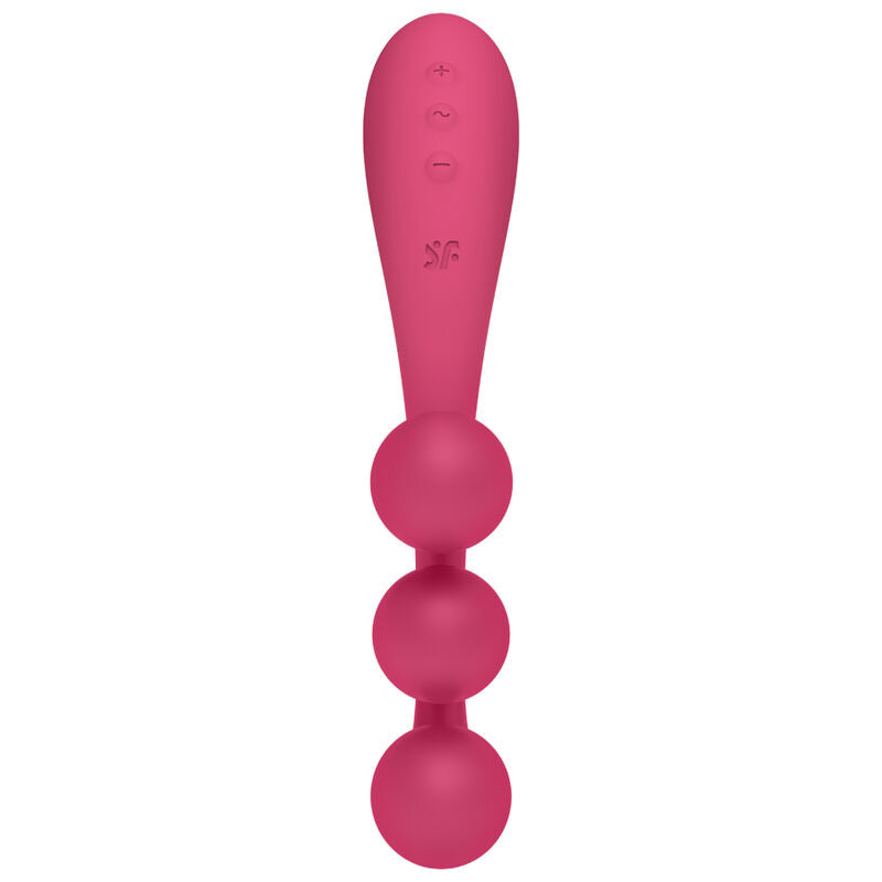 SATISFYER - VIBRADOR MULTI TRI BALL 1 ROJO