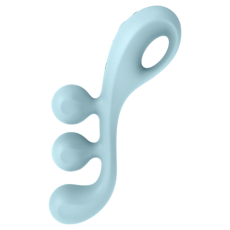 SATISFYER - VIBRADOR MULTI TRI BALL 2 AZUL
