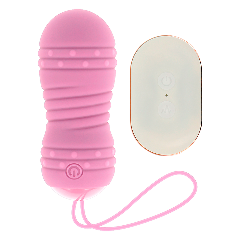 OHMAMA - HUEVO DE CONTROL REMOTO 7 MODOS DE ROTACIÓN ROSA